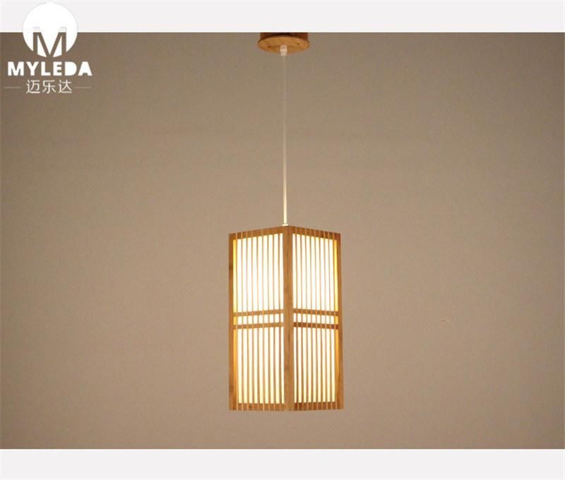 Restaruant Chinese Design Rattan Bamboo Pendant Light
