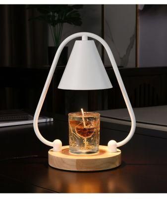 Aromatherapy Lamp Melting Wax Lamp Bedroom Bedside Glass Dimming Retro Crystal Scent Melting Candle Fragrance Lamp