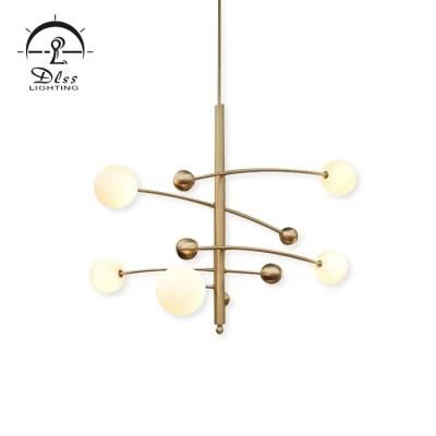 Modern Living Room Lighting Fixtures Glass Chandeliers Pendant Lights