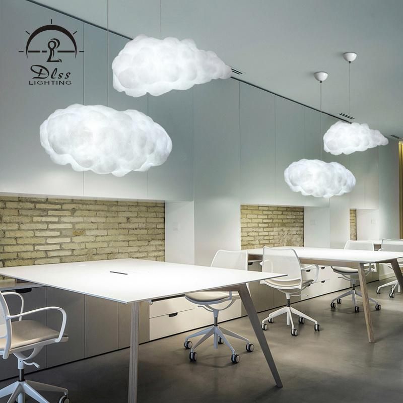 Modern Nordic Pendant Light White Cloud Lamp for Indoor Decoration