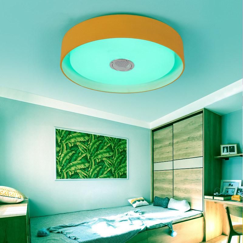 Modern LED Ceiling Lights RGB Dimmable 36W APP Remote Control Bluetooth Music Light (WH-MA-40)