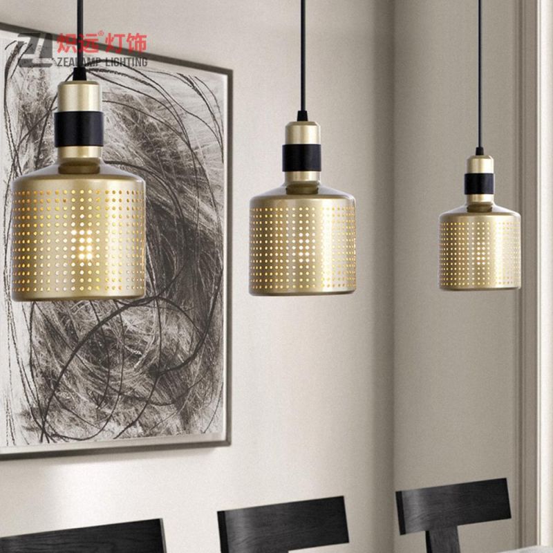 Round Hotel Living Room Modern Iron Chandelier Lighting