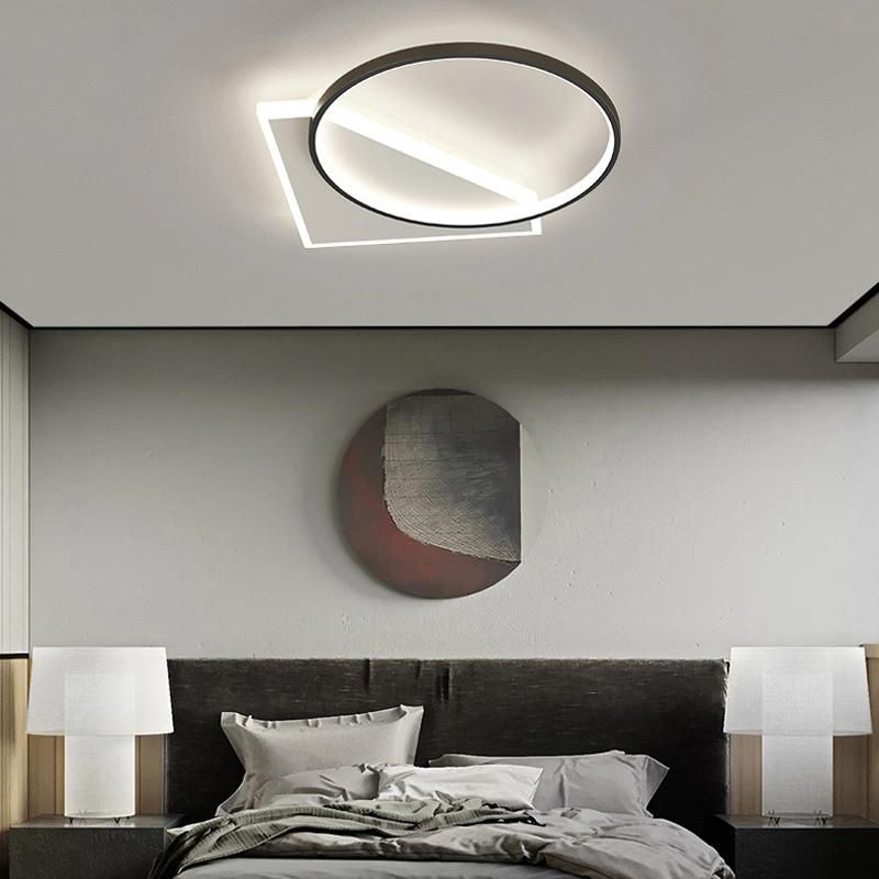 Geometric Art Ceiling Light Simple Bedroom Lamp Personality Livingroom Light LED