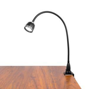 LED Desk Lamp with Clamp, Stepless Dimming &amp; Adjustable Color Temperature