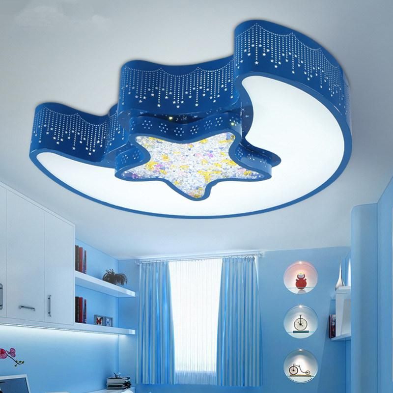 Latest Ceiling Light Design Moon Shape for Kids Room Children Room Ceiling Lamp (WH-MA-28)