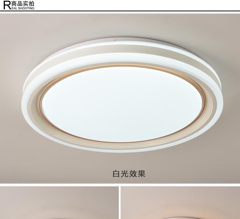 72W Indoor LED Home Style Ceiling Round Drop Chandelier for Living Room