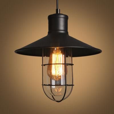 Retro Iron Chandelier Creative Personality Bedroom Restaurant Cafe Lamp Single Head Chandelier Pendant Lights