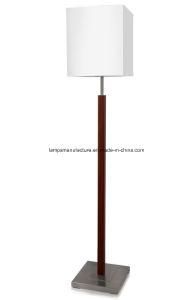 UL cUL Approval Floor Light with Mahogany Wood