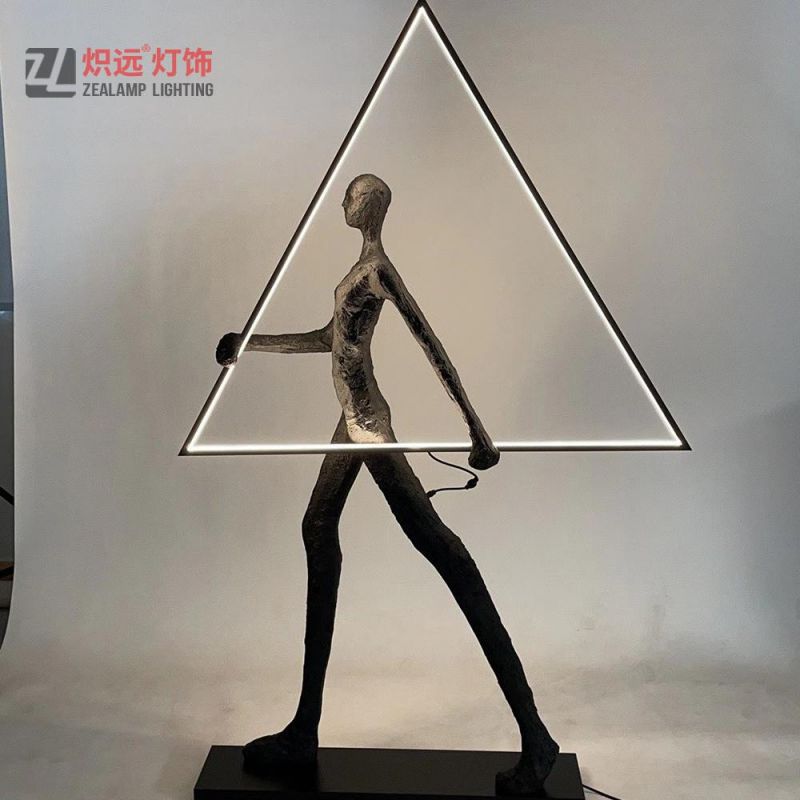Modern Art Sculpture Lighting LED Artist Statue Lighting