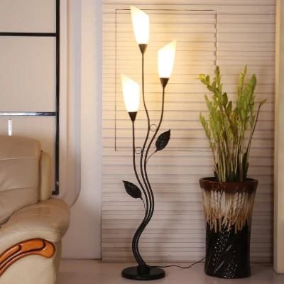 Golden Floor Lamp E14 Metal Cloth Crystal Brilliant Floor Light Wedding Glass Floor Standing Light