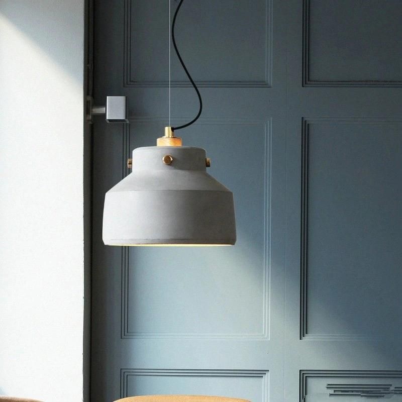 Loft Antique Pendant Lights Staircase Home Rikard Scandinavian Unique Cement Pendant Light (WH-AP-353)