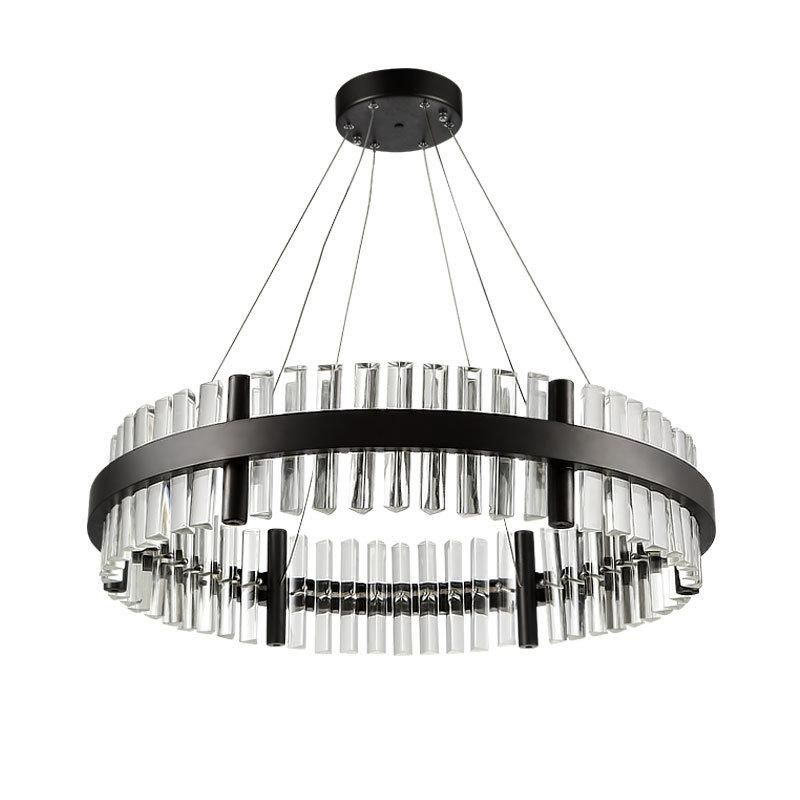 Black Gold Crystal Suspension Lights for Bedroom Kitchen Bar Lighting Fixtures (WH-AP-88)