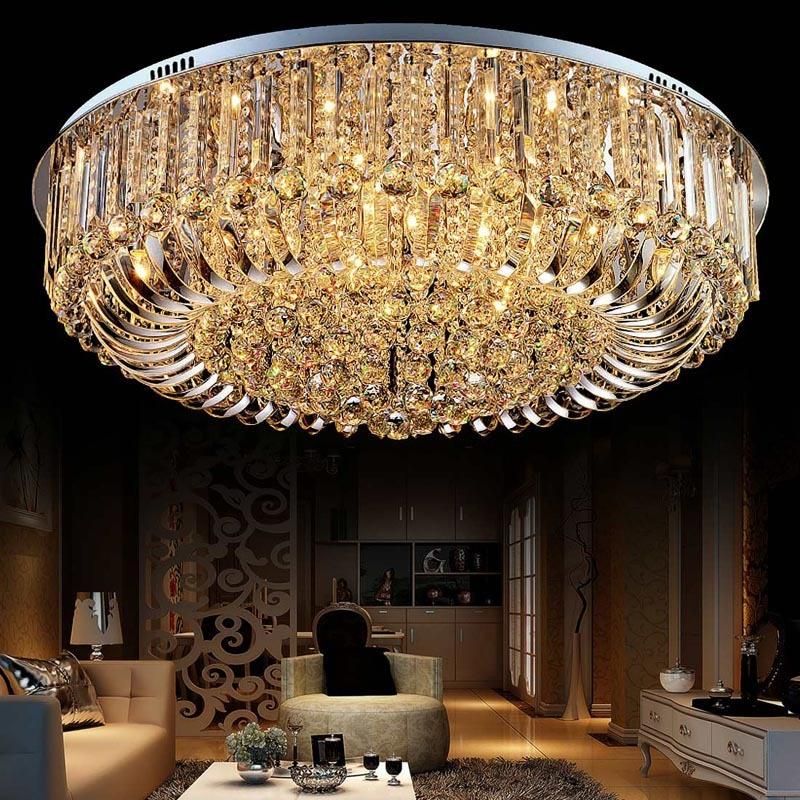 Crystal Ceiling Lights Modern Lamps Luxury Ceiling Lamps Chrome Crystal Lamp (WH-CA-96)