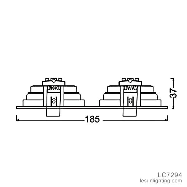 MR16 Halogen / LED Down Light / Venture Lamp (LC7293)