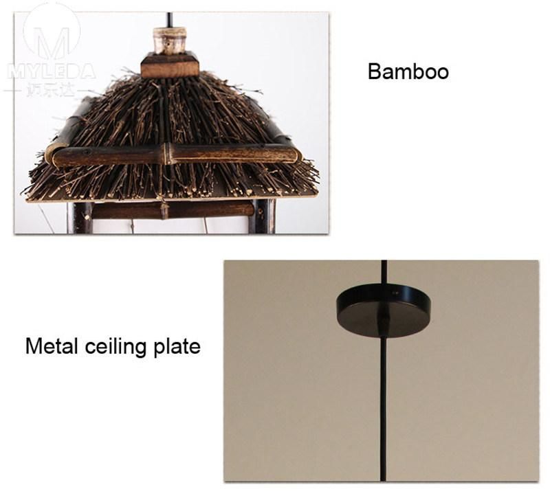 Retro Antique Iron Cage Decorative Chandelier Modern Pendant Lamp