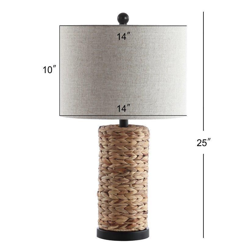 Home Decoration Lights Rattan Desk Table Lamp for Hotel Office Living Room