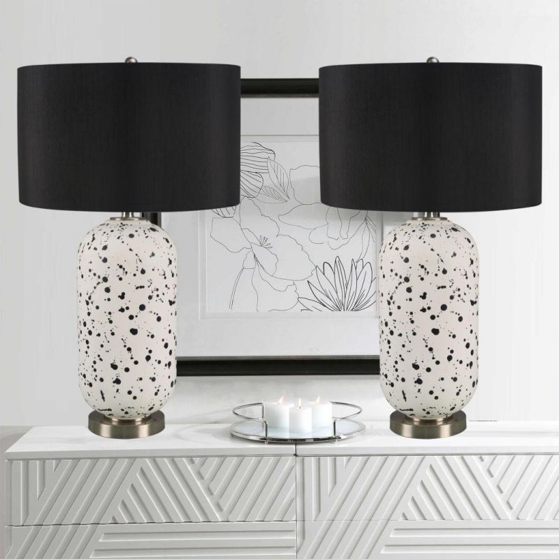 Cheap Wholesale Natural Imitation Stone Base Fashion Lighting Indoor Table Lamp