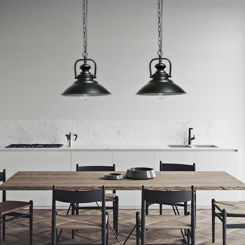 Industrial Retro Metal Pendant Lights Farmhouse Kitchen Dining Room Lighting (WH-VP-02)