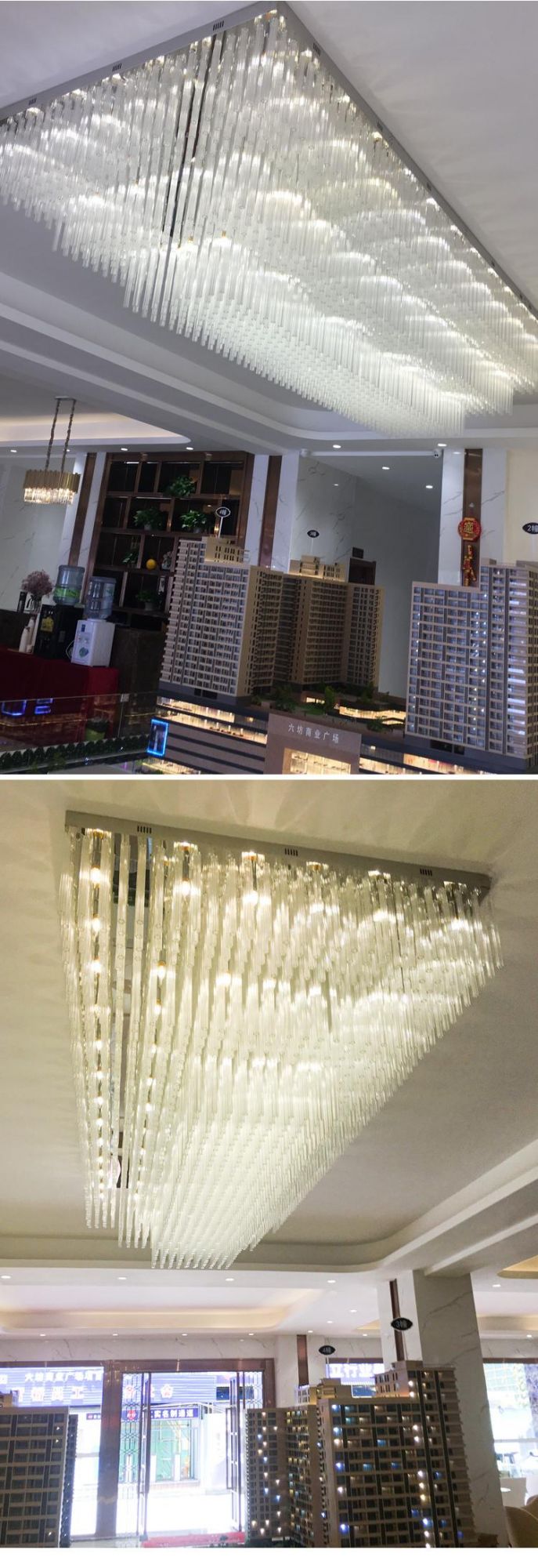 Modern Style Decoration Hotel Villa Banquet Custom Project LED Chandelier Ceiling Light