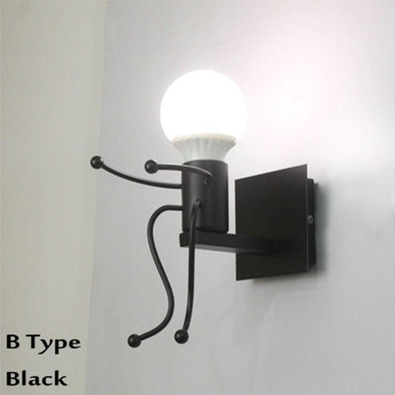 Human Shape Living Room Bed Side Stair Kitchen Mini Wall Lamp (WH-OR-53)