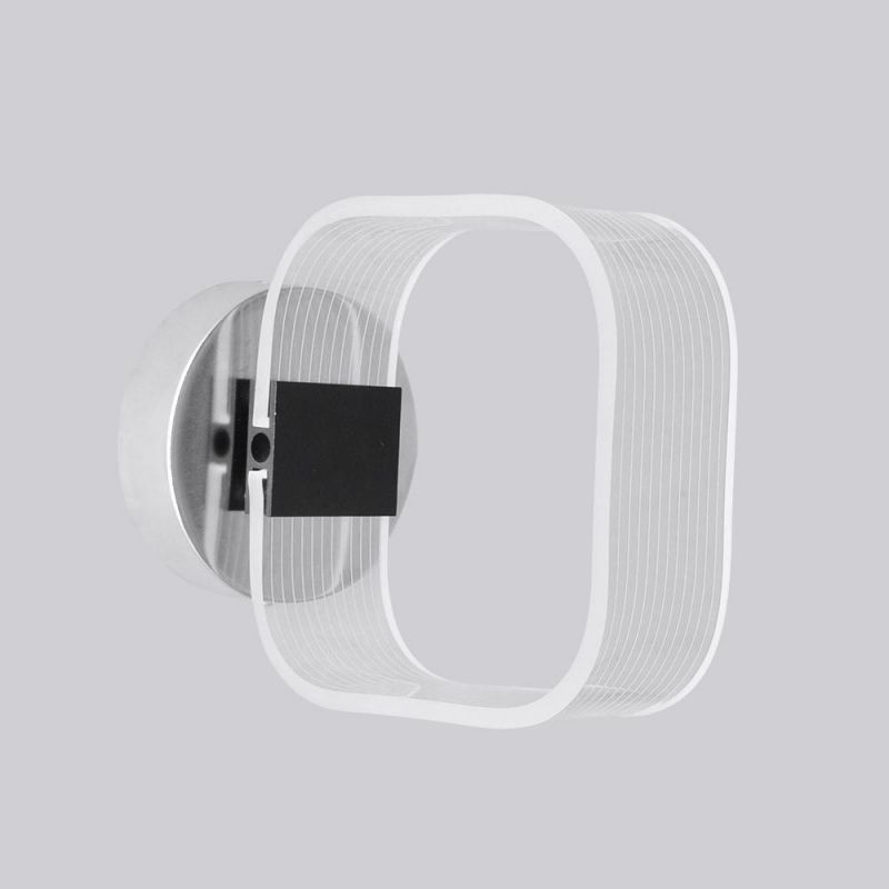LED Indoor Wall Lamps 220V 6W Warm Night Lighting for Bedroom Hallway Aisle Bathroom Sconces Light (WH-OR-87)