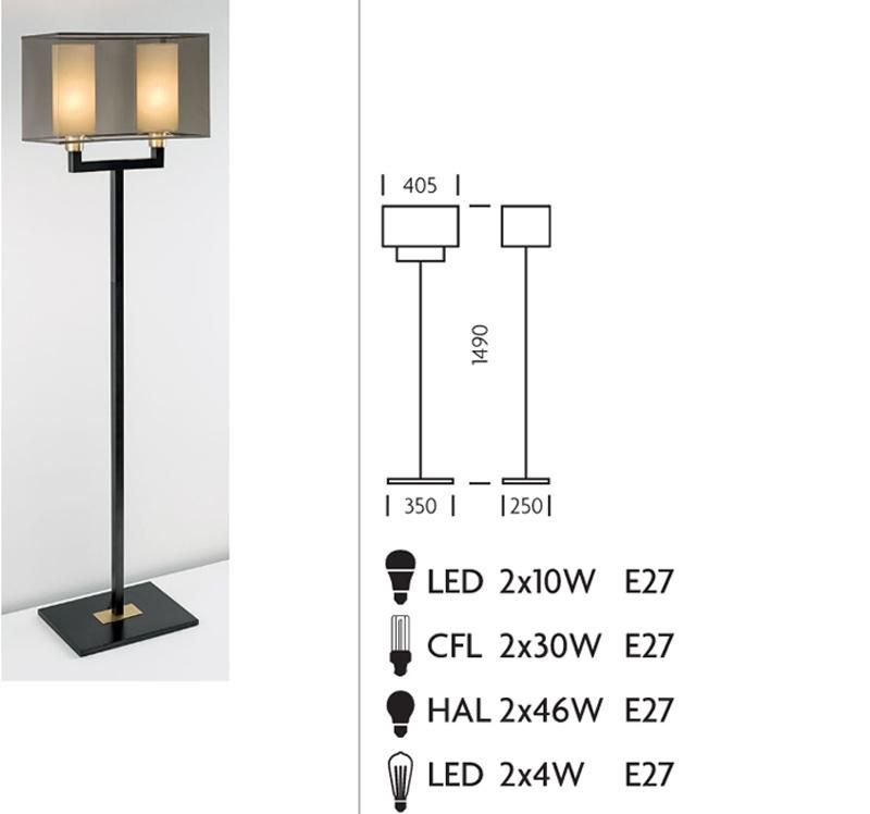 Modern Contemporary White Marble Floor Lamp