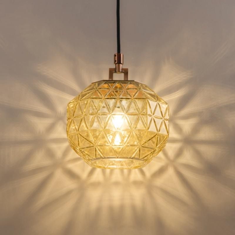 Industrial Antique Lighting Glass Bowl Pendant Lamp