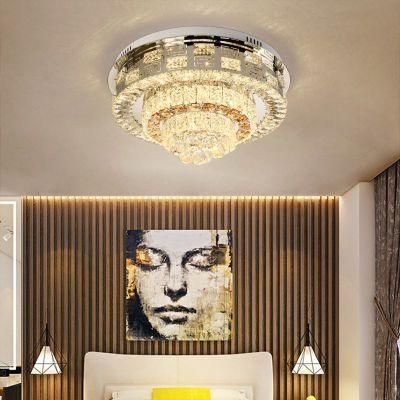 Dafangzhou 88W Light Living Room Lamp China Supplier Beaded Flush Mount Light SAA Certification Round Ceiling Lamp Applied in Bedroom