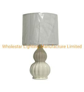 Ceramic Table Lamp / Ceramic Bedside Lamp (WHT-687)
