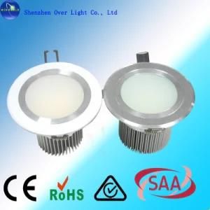 7W High Lumen and High Power LED Dimmable Downlight 490lm