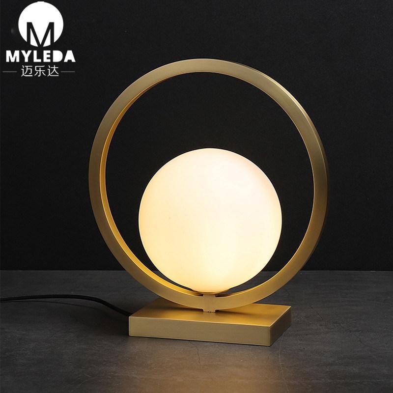 Modern Brass Metal Glass LED Wall Lighting for Bedroom, Living Room,