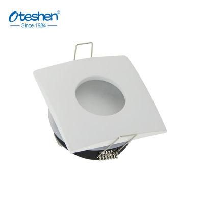 GU10 Lamp Holder Square Recessed Commercial Spotlight Housing IP65