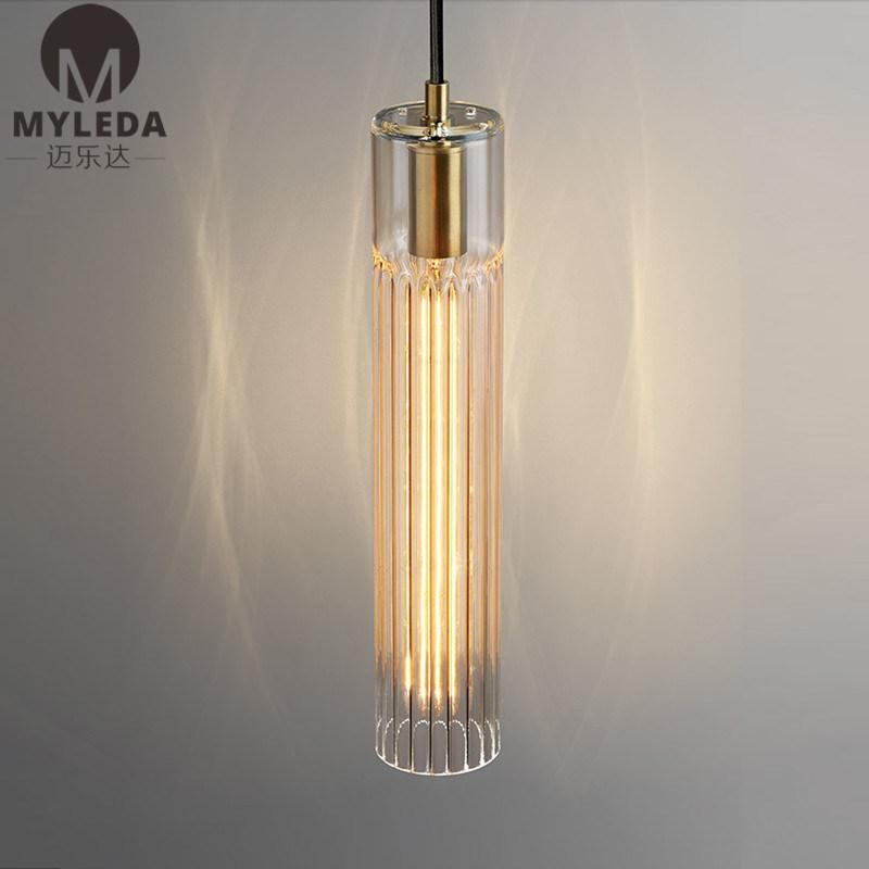 Hanging Glass Shade Pendant Light E27 Vintage Industrial Light