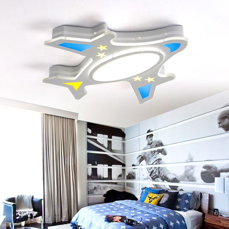 Kids Study Room Ceiling Lights Airplane Lampshade LED Ceiling Lamp (WH-MA-98)