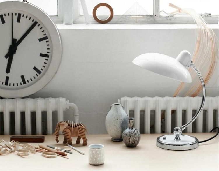 Modern Desk Lamp Bauhaus Danish Retro Lamp Vintage Classic Bedroom Creative Black and White Desk Lamp
