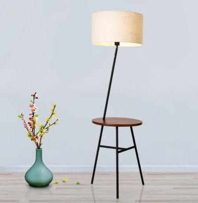 Simple Modern Solid Wood Creative American Vertical Floor Lamp for Wholesale