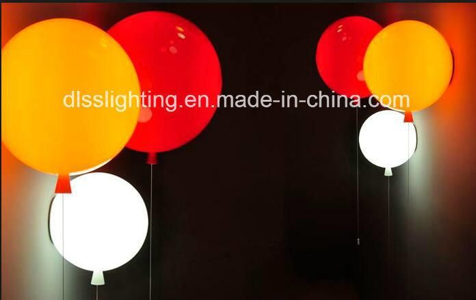 Modern Novelty Design Glass Beautiful Balloon Wall Light for Kid′s Gift
