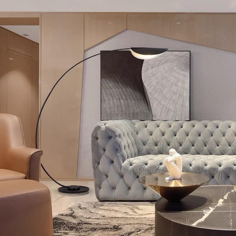 Modern Unique Minimalist Decorative Aluminum Metal E27 Floor Lamp Floor Standing Lamp for Hotel Villa Living Room