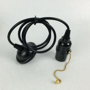 E26 Lamp Holder Hanging Light Parts with Pull Switch