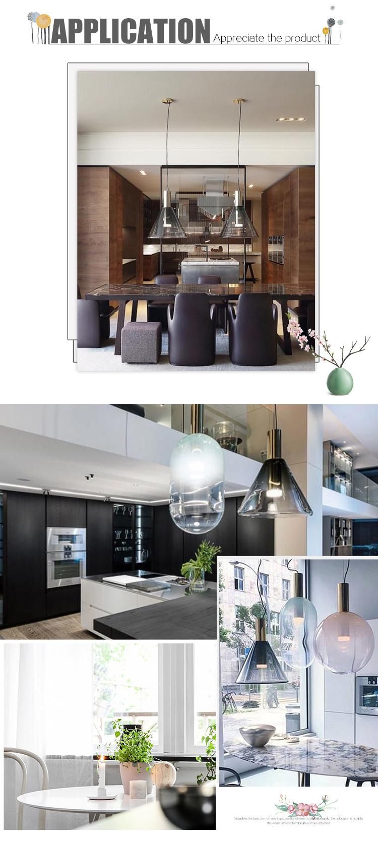 High Quality Home Unique Perfect Smoky Gray Color Glass Pendant Lamp