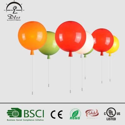 Modern Novelty Design Glass Beautiful Balloon Wall Light for Kid&prime;s Gift