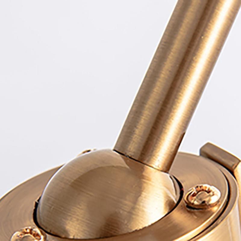 Adjustable Angle Table Lamp Vintage Style Golden Bedside Lamp LED