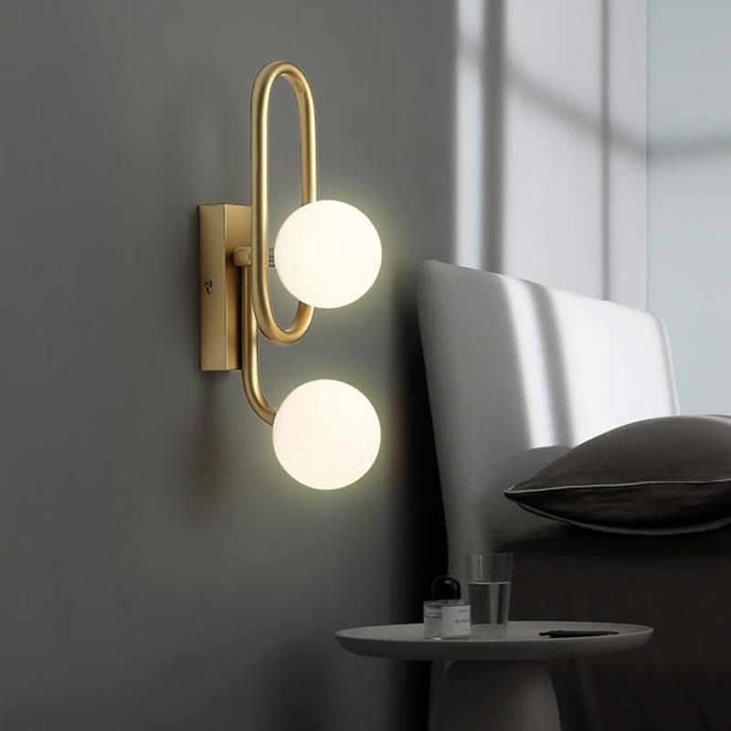 Living Room and Bedroom Modern Light Creative Double-Headed Decorative Bedside Wall Lamp