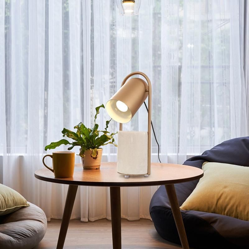 Modern Bedroom Bedside Living Room Apartment Room Study Natural Marble Table Lamp