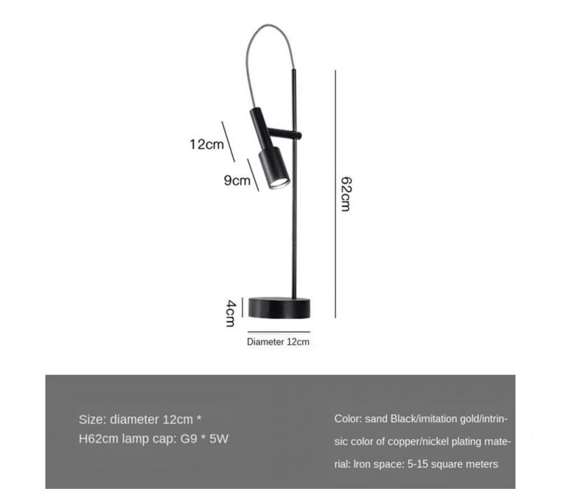 Bedroom Bedside Reading LED Desk Lamp Nordic Modern Simple Small Table Lights Creative Study Dormitory Rotating Head Desk Light