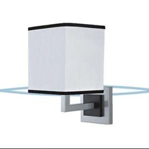 Espresso Brown with Brushed Nickel Accents Hotel Wall Lamp