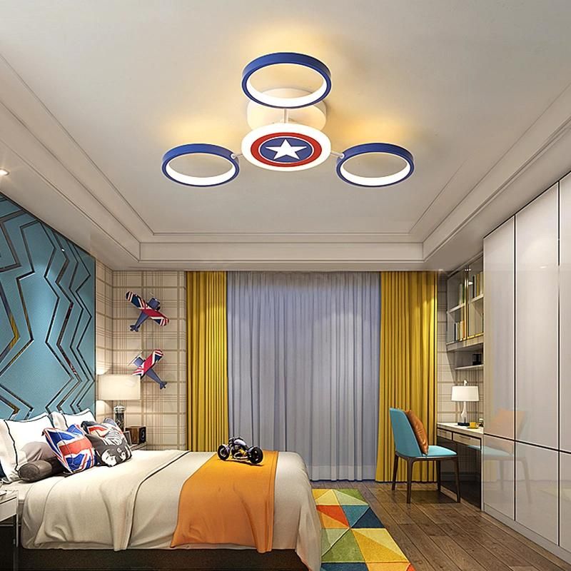 Kids Bedroom Decor LED Lights for Room Indoor Chandelier Lighting Baby Boy Ceiling Lamp (WH-MA-181)