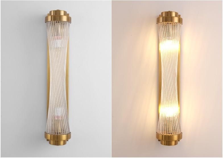 Modern Luxury Crystal Wall Lamp for Living Room or Corridor