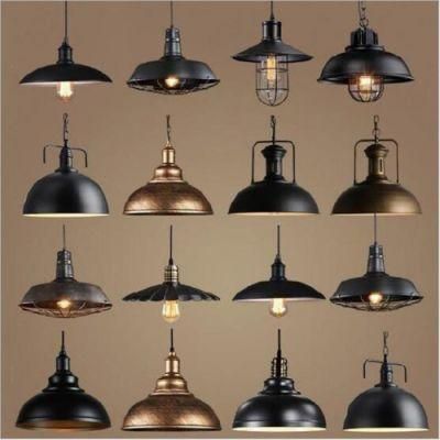 Loft Creative Personality American Country Warehouse Bar Counter Restaurant Vintage Industrial Style Iron Pot Cover Chandelier