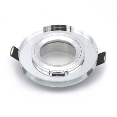Crystal Round Fixed Aluminum Halogen LED Spot Light Fixture Frame Holder (LT2122)
